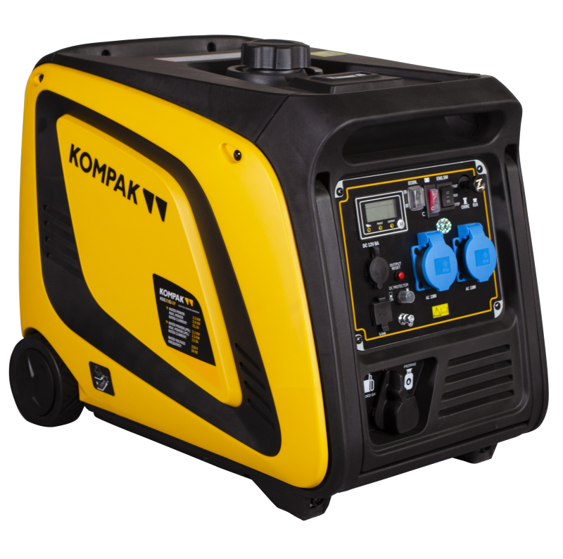 KOMPAK 3900W Gas & Benzin KGG39EiDF Inverter Stromerzeuger Dual Fual